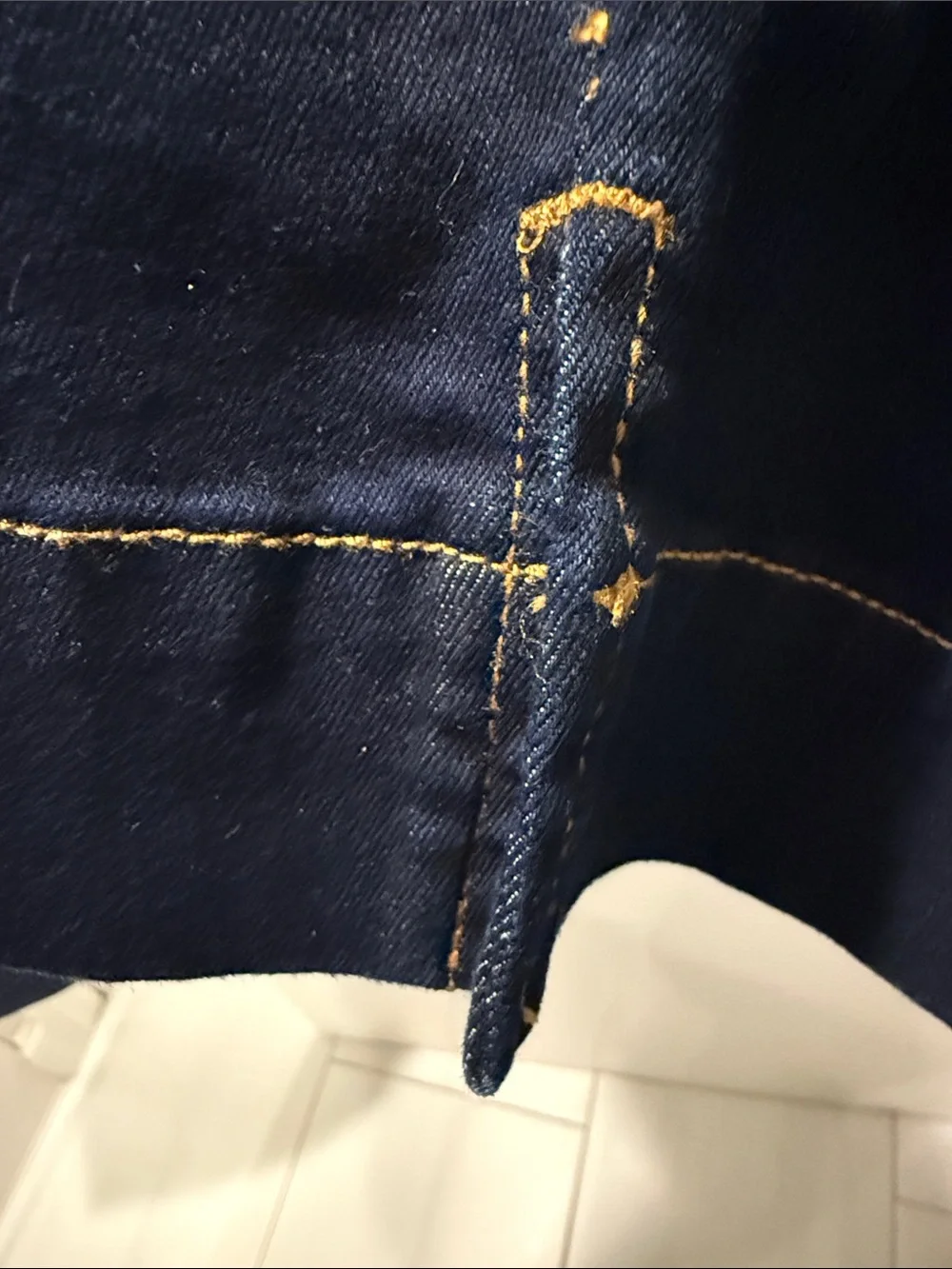 DG2 by Diane Gilman Dark Wash Button-Fly Pull On Jeans Flare Jeans